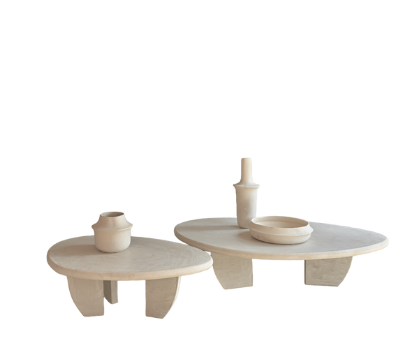 Table basse Como Stucco — Medium