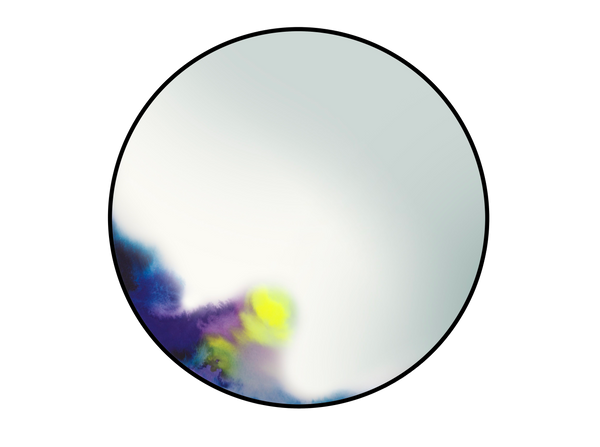 Miroir Francis Grand — Bleu & Violet