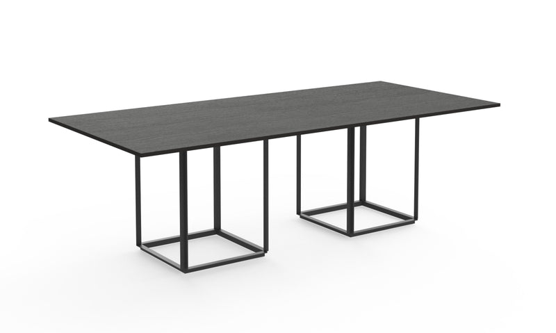 Table de diner Florence — Rectangulaire Frêne noir