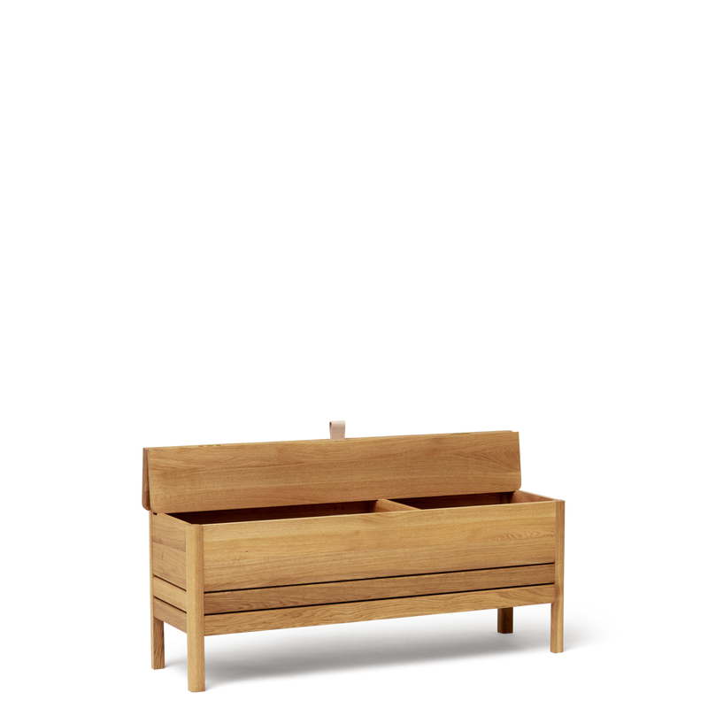 Banc de rangement A Line 111 — Chêne