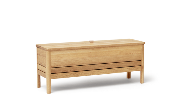 Banc de rangement A Line 111 — Chêne blanc