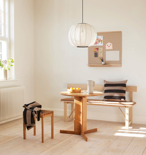 Table de diner Trefoil Ø65 — Chêne Blanc