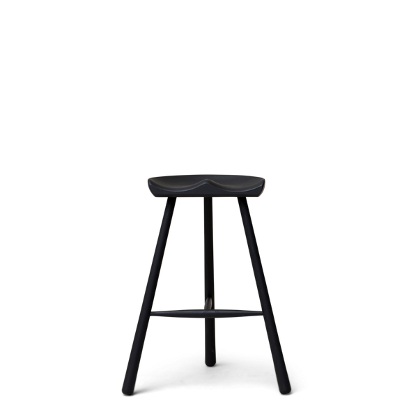 Tabouret de bar Shoemaker 68 — Hêtre noir
