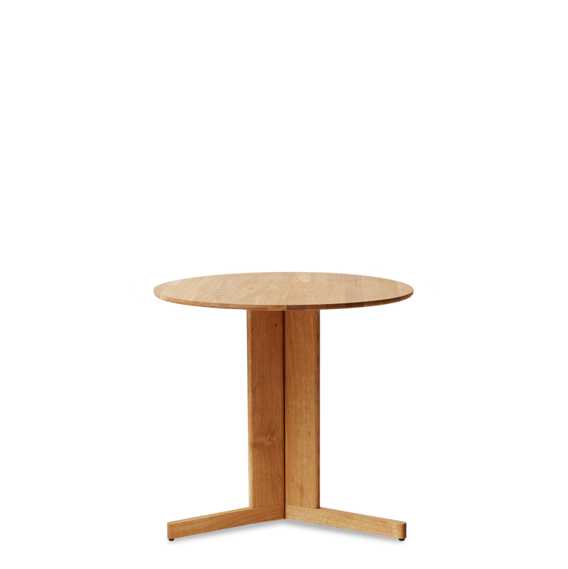 Table de diner Trefoil Ø65 — Chêne