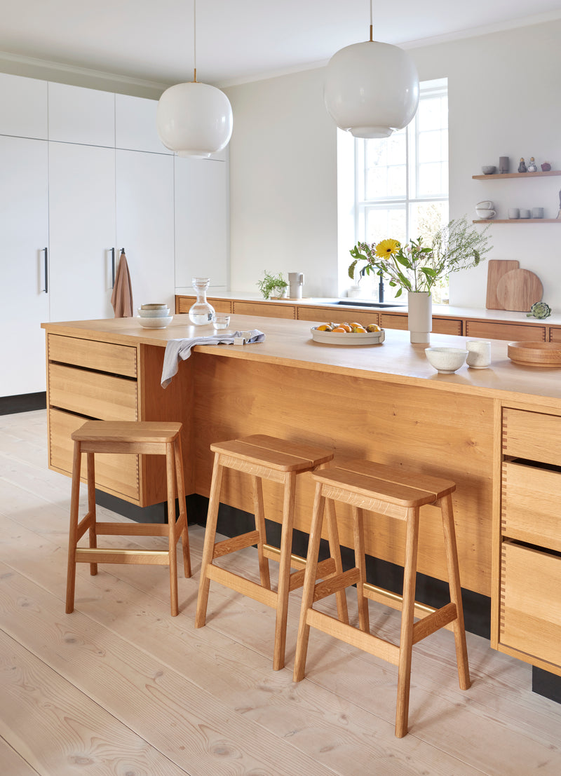 Tabouret de bar Angle 65 — Chêne