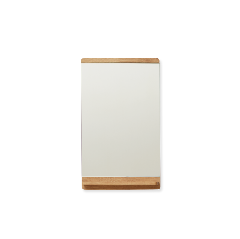 Miroir mural Rim — Chêne