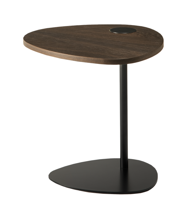 Table basse Hug — Bois & Métal noir