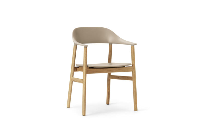 Chaise avec accoudoirs Herit Oak — Sand