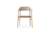 Chaise avec accoudoirs Herit Oak — Sand