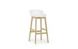 Tabouret de bar Hyg 75 cm Oak — White
