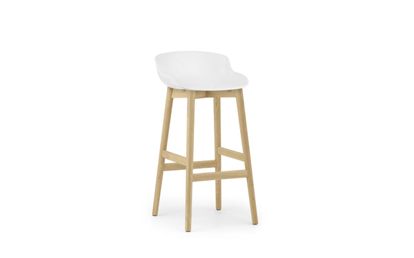 Tabouret de bar Hyg 75 cm Oak — White