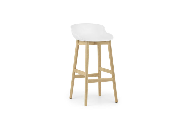 Tabouret de bar Hyg 75 cm Oak — White