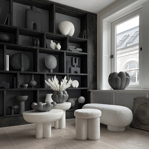 Table basse Crown (basse) — Blanc