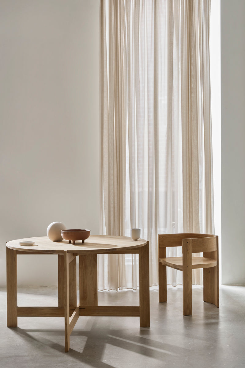 Chaise de diner Collector — Chêne foncé