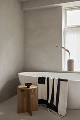 Tabouret Simple — Chêne foncé