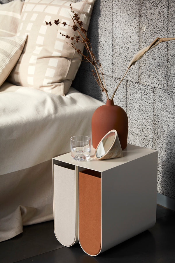 Table d'appoint Curved — Blanc