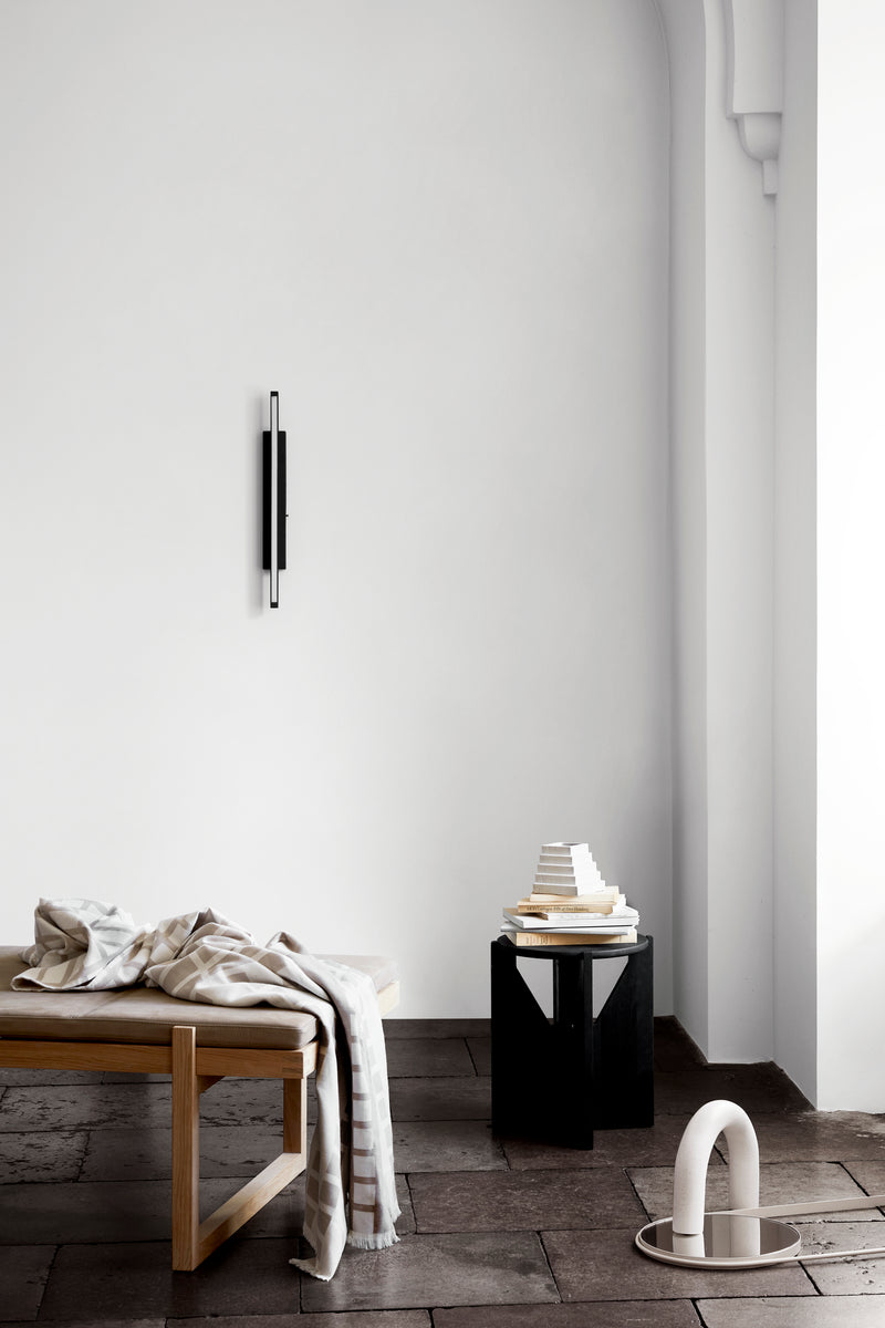 Tabouret Simple — Chêne noir
