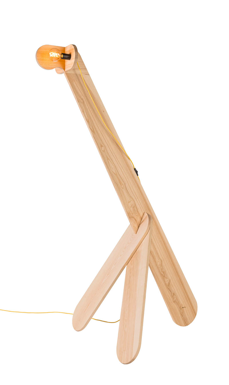 Lampadaire Girafe — Frêne