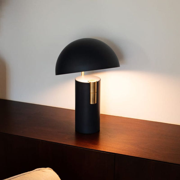 Lampe et enceinte Alto — Noir & Argenté