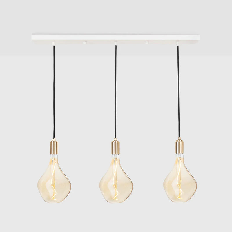 Suspension Linear Triple Pendant Voronoi II