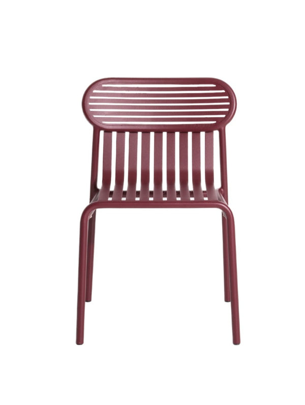 Chaise Weekend — Rouge-brun