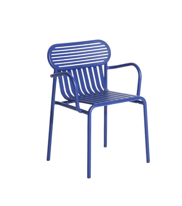 Chaise avec accoudoirs Weekend — Bleu