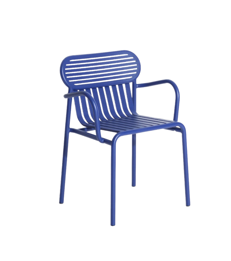 Chaise avec accoudoirs Weekend — Bleu