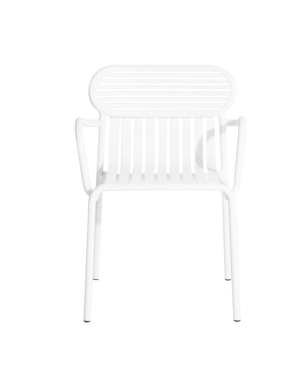 Chaise avec accoudoirs Weekend — Blanc