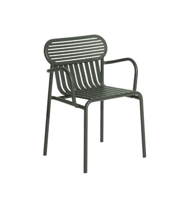 Chaise avec accoudoirs Weekend — Vert bouteille