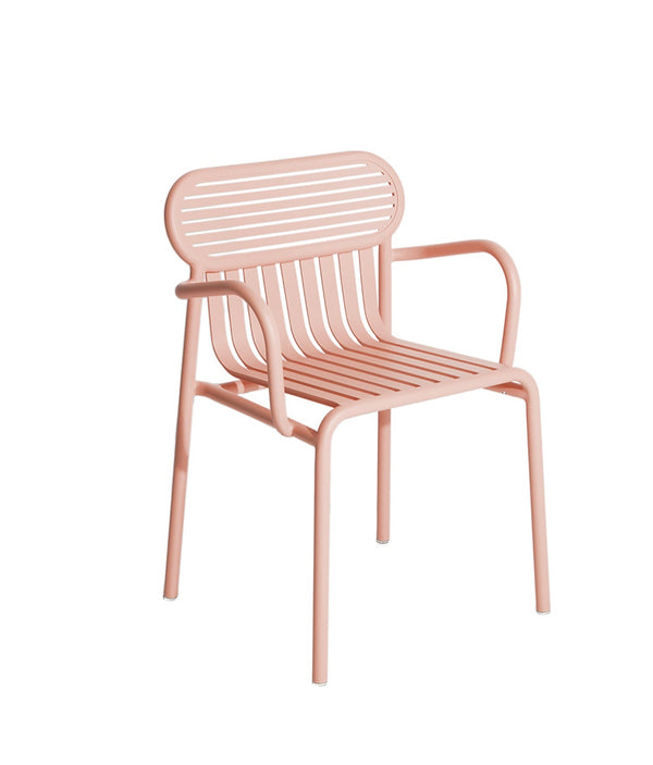 Chaise avec accoudoirs Weekend — Blush