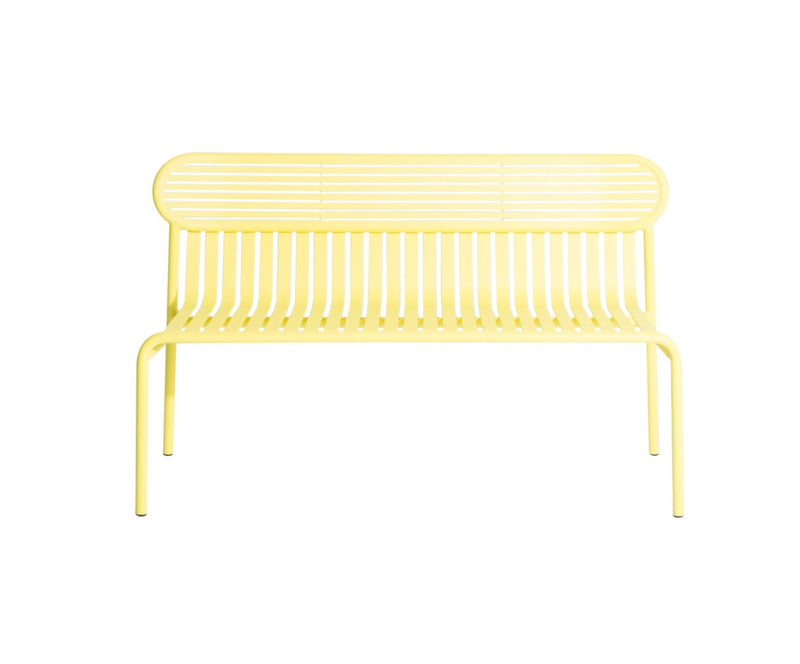 Banc de jardin Weekend — Jaune