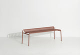 Banc de jardin sans dossier Weekend — Terracotta