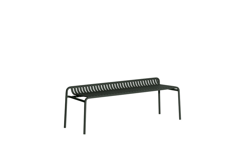 Banc de jardin sans dossier Weekend — Vert bouteille