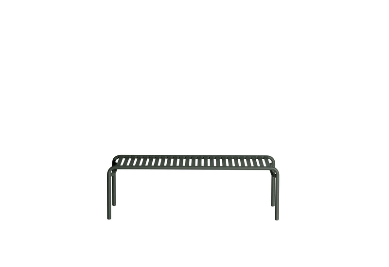 Banc de jardin sans dossier Weekend — Vert bouteille