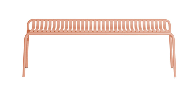 Banc de jardin sans dossier Weekend — Blush