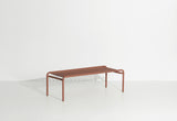 Banc de jardin sans dossier Weekend — Terracotta