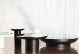 Table basse miroir Francis petite — Bleu & Jaune