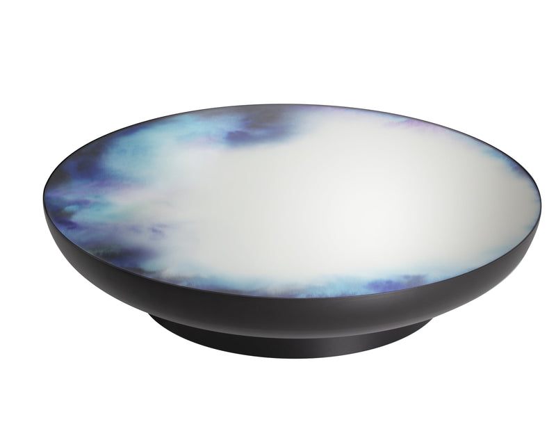Table basse miroir Francis Extra grande — Bleu & Violet