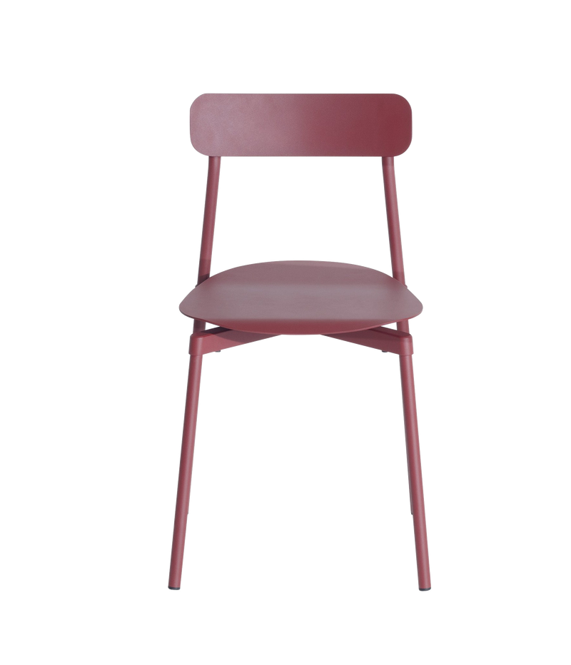 Chaise Fromme — Rouge-brun