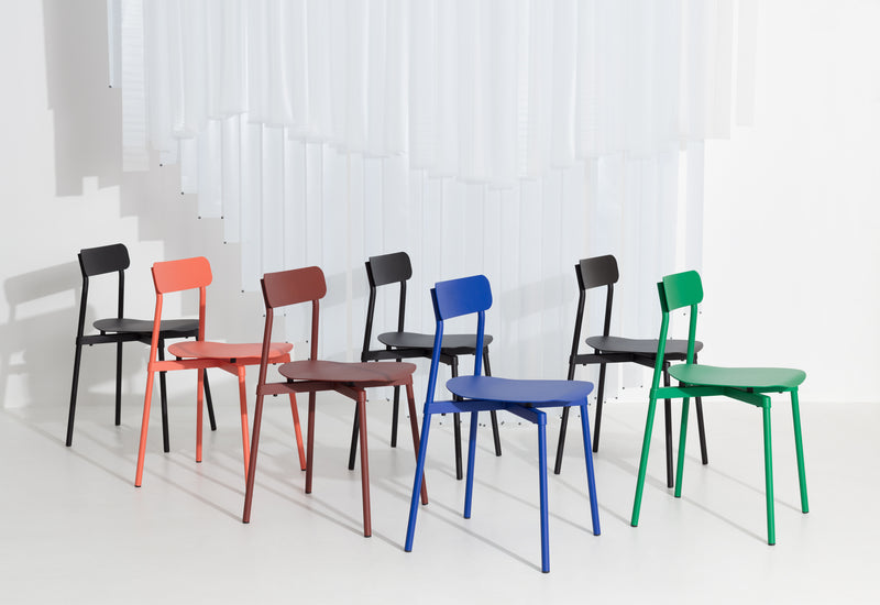 Chaise Fromme — Rouge-brun
