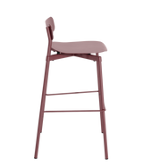 Tabouret de bar Fromme — Rouge-brun