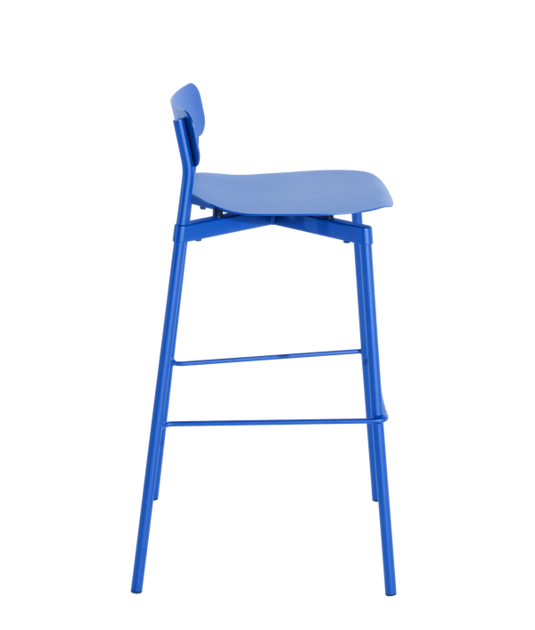 Tabouret de bar Fromme — Bleu