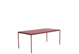 Table de diner Fromme - rectangulaire — Rouge-brun
