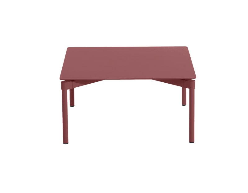 Table basse Fromme — Brun Rouge
