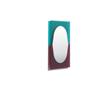 Miroir Wander Petit — Griotte & Emeraude
