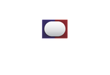 Miroir Wander Medium — Violet & Rouge-Brun