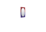 Miroir Wander Medium — Violet & Rouge-Brun