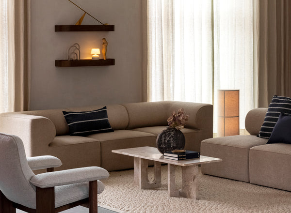 Canapé Eave 3 places — Beige