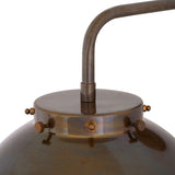Applique Mica — Laiton antique & Verre transparent