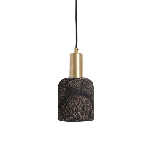 Suspension Osier — Noir Argile